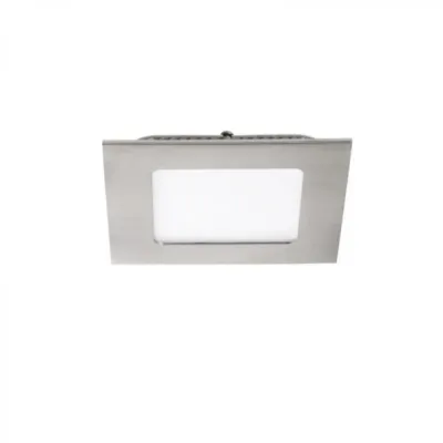 Точковий світильник Kanlux Katro 12x12x2.1 см Сріблястий (Kan27217)