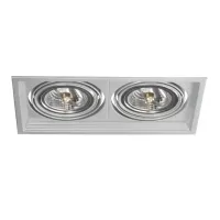 Точковий світильник Kanlux Arto 33.6x18.6x4.3 см Сріблястий (Kan26614)