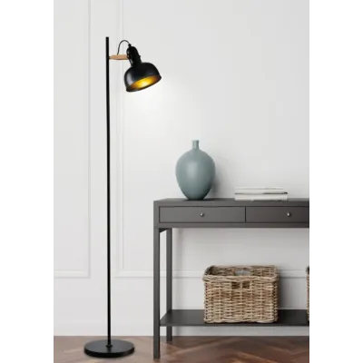 Торшер Candellux Reno 43х155 см Коричневий/Чорний (51-80196)