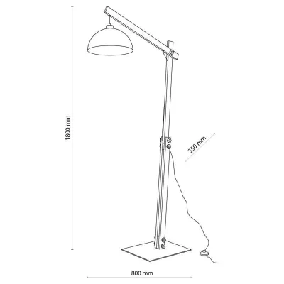 Торшер TK Lighting OSLO 35х180 см (TK5582)