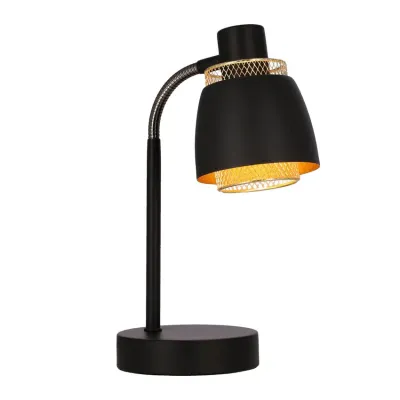 Настільна лампа Candellux Aleksandria 19x34 см Чорний (41-13774) Настільна лампа Candellux Aleksandria 19x34 см Чорний (41-13774)