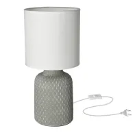 Настільна лампа Candellux Iner 15x32 см Сірий (41-79886)