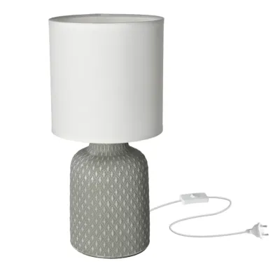 Настольная лампа Candellux Iner 15x32 см Серый (41-79886)
