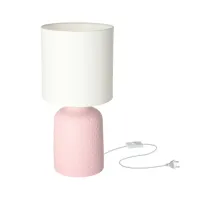 Настільна лампа Candellux Iner 15x32 см Рожевий (41-79855) Настільна лампа Candellux Iner 15x32 см Рожевий (41-79855)