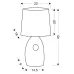 Настільна лампа Candellux Hierro 23x43 см Золотистий (41-79916) Настільна лампа Candellux Hierro 23x43 см Золотистий (41-79916)