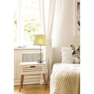 Настільна лампа Candellux Diva 23x50 см Золотисто-сріблястий (41-55071)