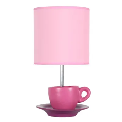 Настольная лампа Candellux Cynka 16x31 см Розово-серебристый (41-34809)