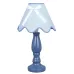 Настільна лампа Candellux Lola 26x41 см Синій (41-04710)