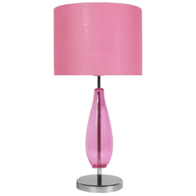 Настольная лампа Candellux Marrone 30x60 см Серебристо-розовый (41-01252)