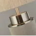 Настільна лампа Searchlight Flask 22x72 см Нікель-бежевий (SeEU59041SN)