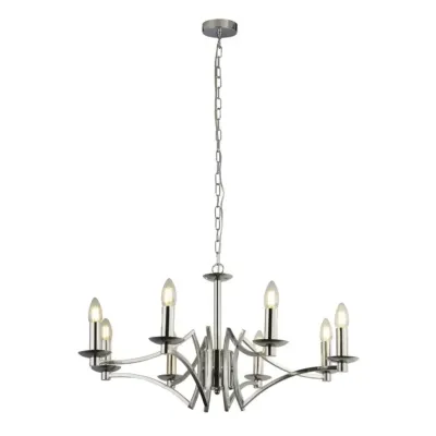 Люстра Searchlight Ascot 72x150 см Хром (Se41312-8CC)