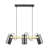 Люстра Zuma Line Resi 60x11.5x138.2 см Чорний (ZuA8162-3A)