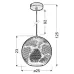 Люстра Candellux Bene 25x125 см Білий (31-70586) Люстра Candellux Bene 25x125 см Білий (31-70586)