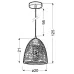 Люстра Candellux Bene 20x125 см Білий (31-70340) Люстра Candellux Bene 20x125 см Білий (31-70340)
