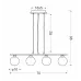 Люстра Candellux Raisa 70x95 см Хром (34-01399) Люстра Candellux Raisa 70x95 см Хром (34-01399)