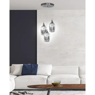 Люстра Candellux Marina 35x125 см Хром (33-60181)