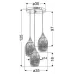 Люстра Candellux Marina 35x125 см Хром (33-60181)