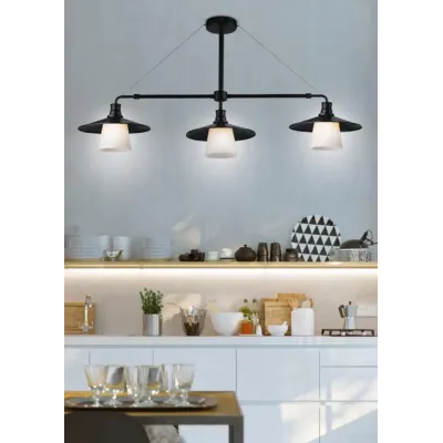 Люстра Candellux Loft 98x55 см Чорний (33-43115)