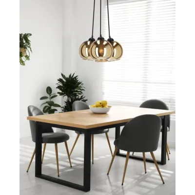 Люстра Candellux Trio 40x110 см Чорний (33-11961) Люстра Candellux Trio 40x110 см Чорний (33-11961)