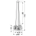 Люстра Candellux Trio 40x110 см Чорний (33-11961) Люстра Candellux Trio 40x110 см Чорний (33-11961)