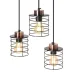 Люстра Candellux Glob 40x100 см Черно-коричневый (33-00408)