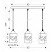 Люстра Candellux Felis 62x100 см Хром (33-00149) Люстра Candellux Felis 62x100 см Хром (33-00149)