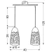 Люстра Candellux Sabrin 40x120 см Белый (32-54869) Люстра Candellux Sabrin 40x120 см Белый (32-54869)