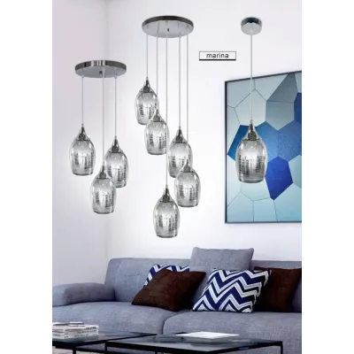 Люстра Candellux Marina 14x125 см Хром (31-60174)
