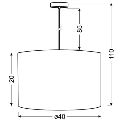 Люстра Candellux Timber 40x110 см Нікель (31-56699)