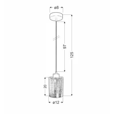 Люстра Candellux Cox 12x125 см Хром (31-53862) Люстра Candellux Cox 12x125 см Хром (31-53862)