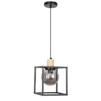 Люстра Candellux Retro 19x100 см Коричнево-чорний (31-00743) Люстра Candellux Retro 19x100 см Коричнево-чорний (31-00743)