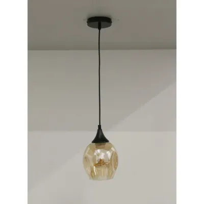 Люстра Candellux Aspa 14x100 см Чорний (31-00583) Люстра Candellux Aspa 14x100 см Чорний (31-00583)