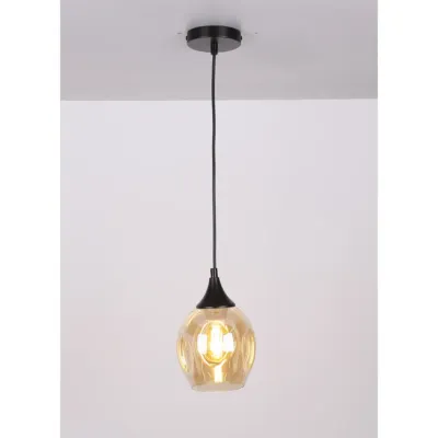 Люстра Candellux Aspa 14x100 см Чорний (31-00583) Люстра Candellux Aspa 14x100 см Чорний (31-00583)