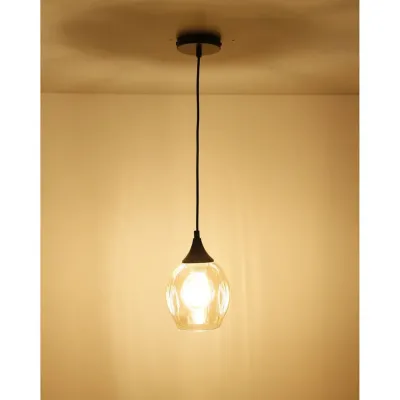 Люстра Candellux Aspa 14x100 см Чорний (31-00583) Люстра Candellux Aspa 14x100 см Чорний (31-00583)