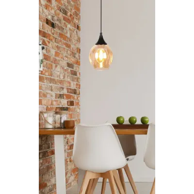 Люстра Candellux Aspa 14x100 см Чорний (31-00583) Люстра Candellux Aspa 14x100 см Чорний (31-00583)