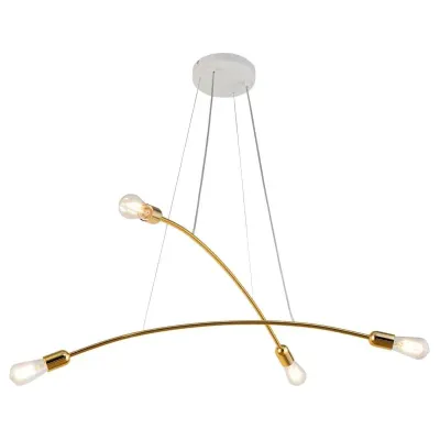 Люстра TK Lighting Helix 90x125 см Золотисто-білий (TK5622)