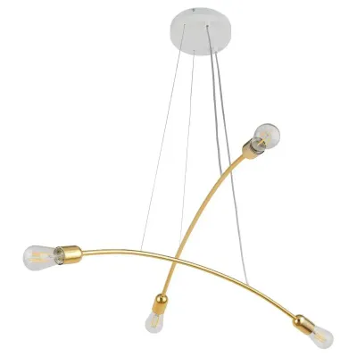 Люстра TK Lighting Helix 90x125 см Золотисто-білий (TK5622)