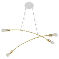 Люстра TK Lighting Helix 90x125 см Золотисто-білий (TK5622)