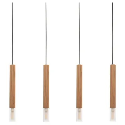 Люстра Zuma Line Madera 75x180 см Бежевий (Zu8620403) Люстра Zuma Line Madera 75x180 см Бежевий (Zu8620403)