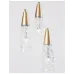 Люстра Nova Luce Kovac 25x180 см Прозоро-золотистий (Nova9160193)