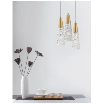 Люстра Nova Luce Kovac 25x180 см Прозоро-золотистий (Nova9160193)