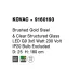 Люстра Nova Luce Kovac 25x180 см Прозоро-золотистий (Nova9160193)