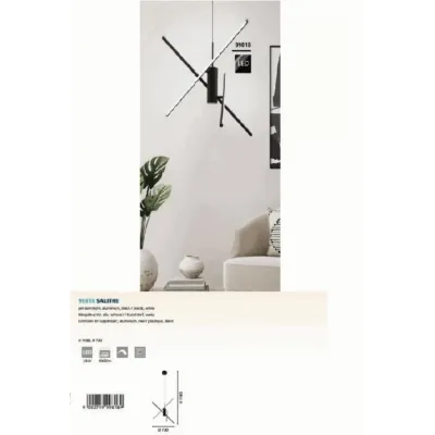 Люстра Eglo Salitre 73x120 см Біло-чорний (EG99818)