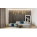 Люстра PikArt Tube Chandelier 200x48 см Золотистий (5299-1) Люстра PikArt Tube Chandelier 200x48 см Золотистий (5299-1)