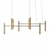 Люстра PikArt Tube Chandelier 200x48 см Золотистий (5299-1)