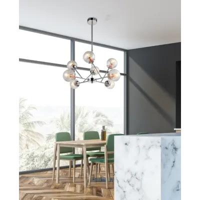 Люстра Candellux Best 78x70 см Хром (38-67289)