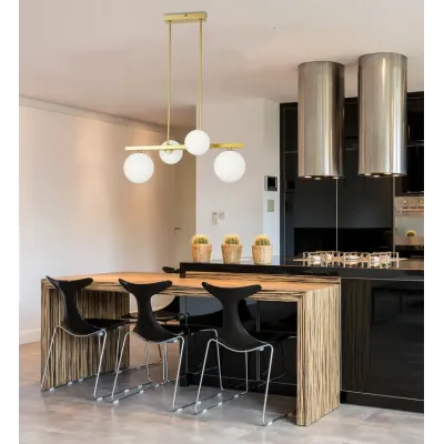 Люстра Candellux Kama 59x83 см Латунь (34-73426) Люстра Candellux Kama 59x83 см Латунь (34-73426)