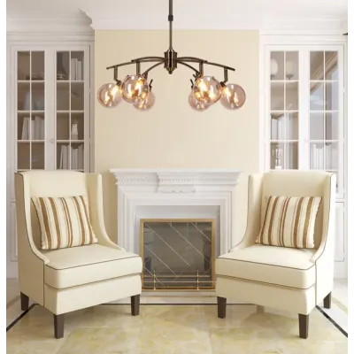 Люстра Candellux Lentini 74x75 см Латунь (36-16386)