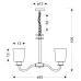 Люстра Candellux Schubert 53x100 см Черно-золотистый (35-74249) Люстра Candellux Schubert 53x100 см Черно-золотистый (35-74249)
