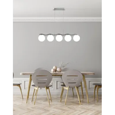 Люстра Candellux Ramon 86x114 см Хром (35-01429)